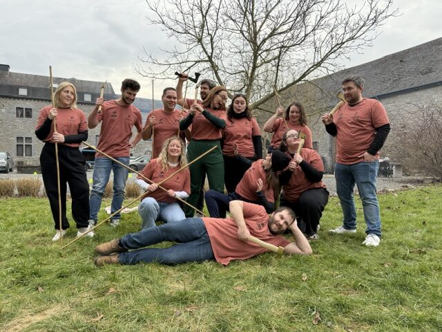 Printcity team tijdens teamactiviteit